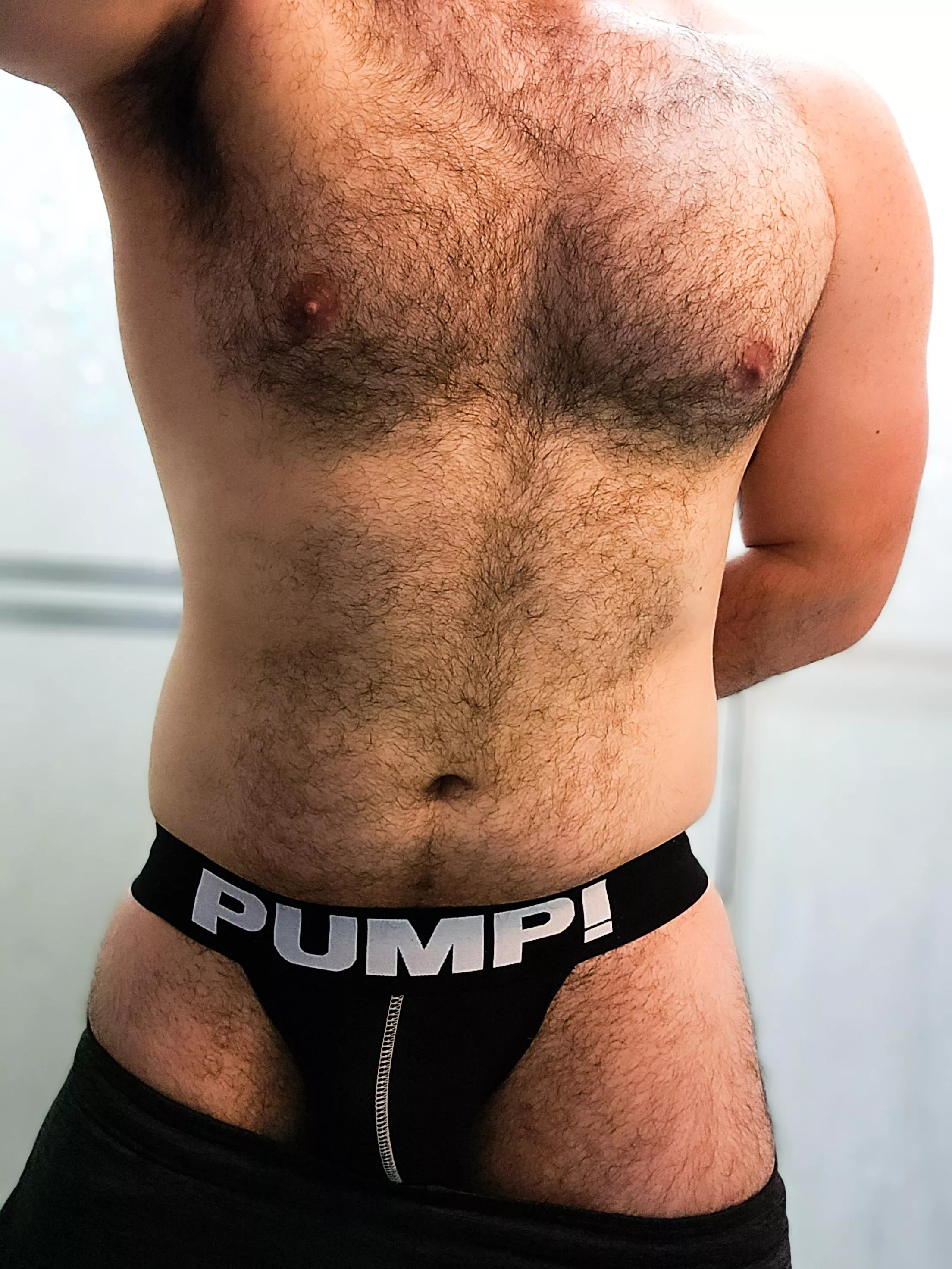 This sweaty jock after my workout routine 🥵💦