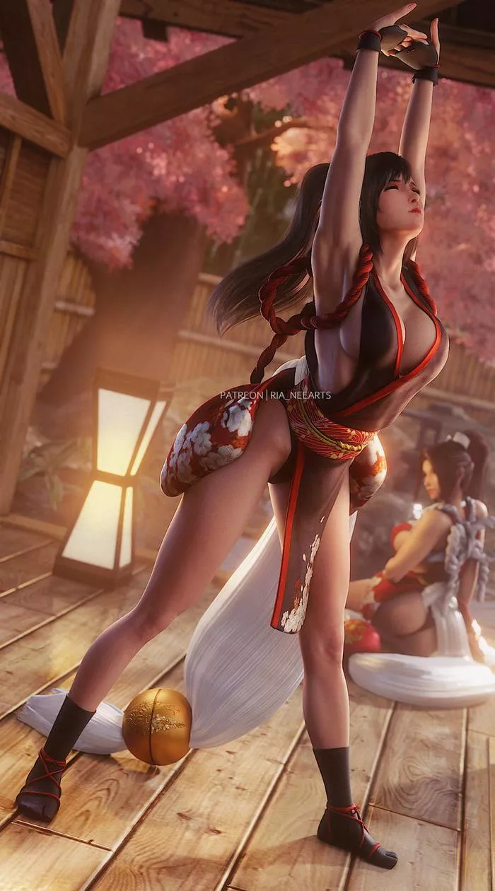 Tifa and Mai ready to have some fun..