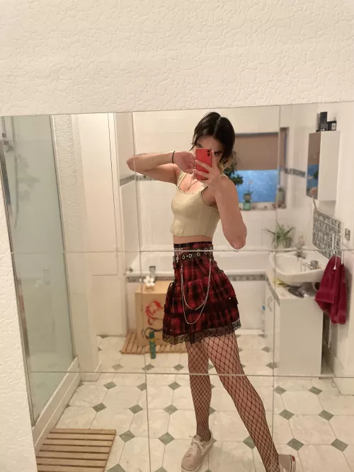 Trying different outfits. How’s this?