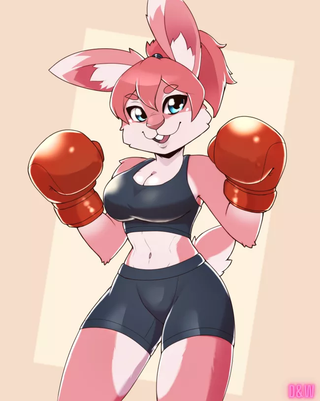 Update of my Bunny Boxing OC