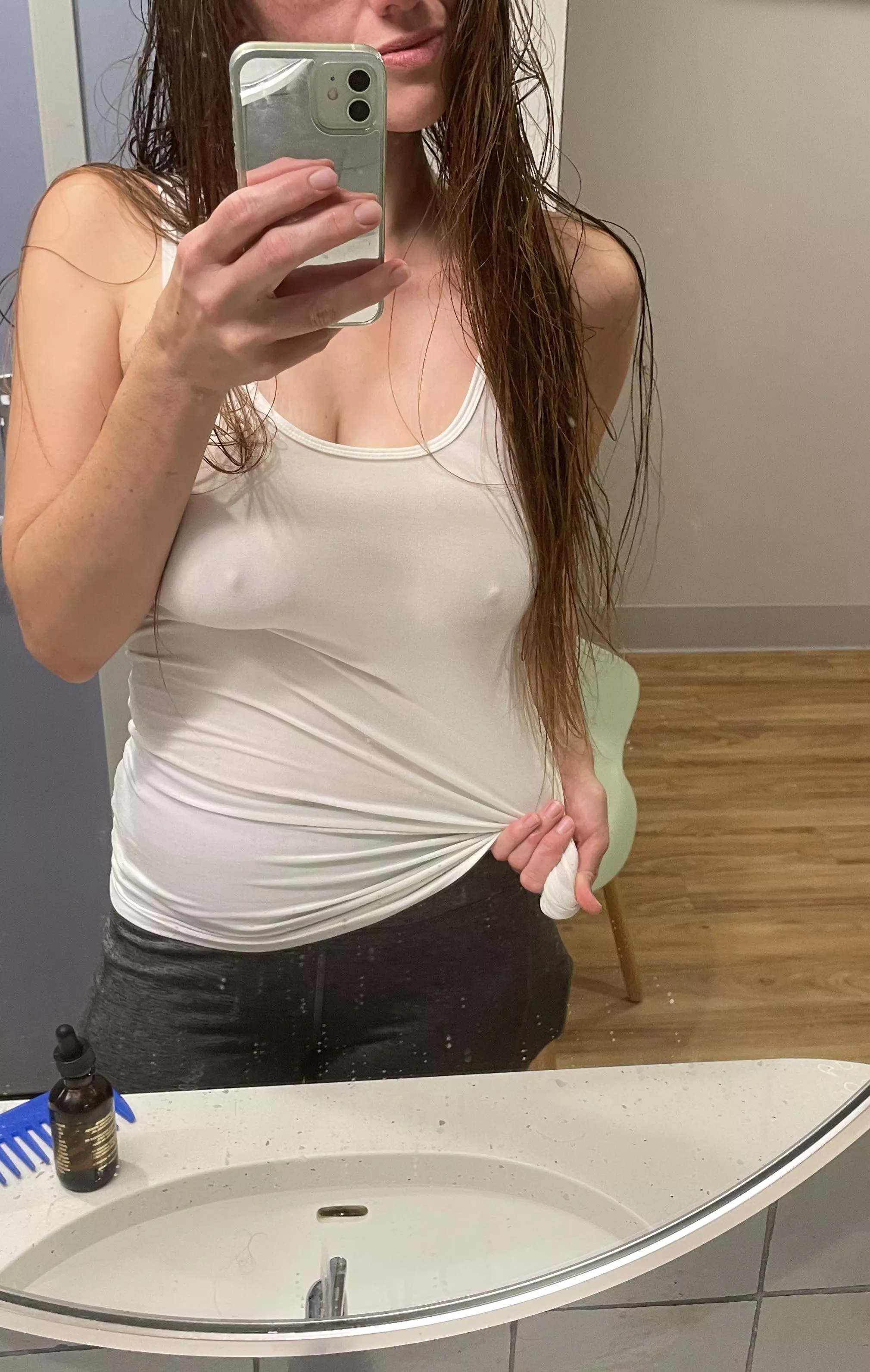 White shirts need no bra