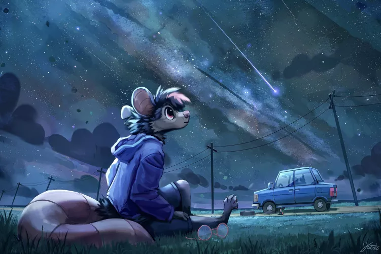 Wish Upon a Star [Art bt @Jacato_ on Twitter]