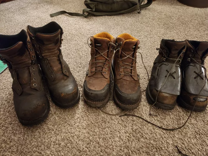 Work paid for a new pair of boots, so I decided to rry something different.