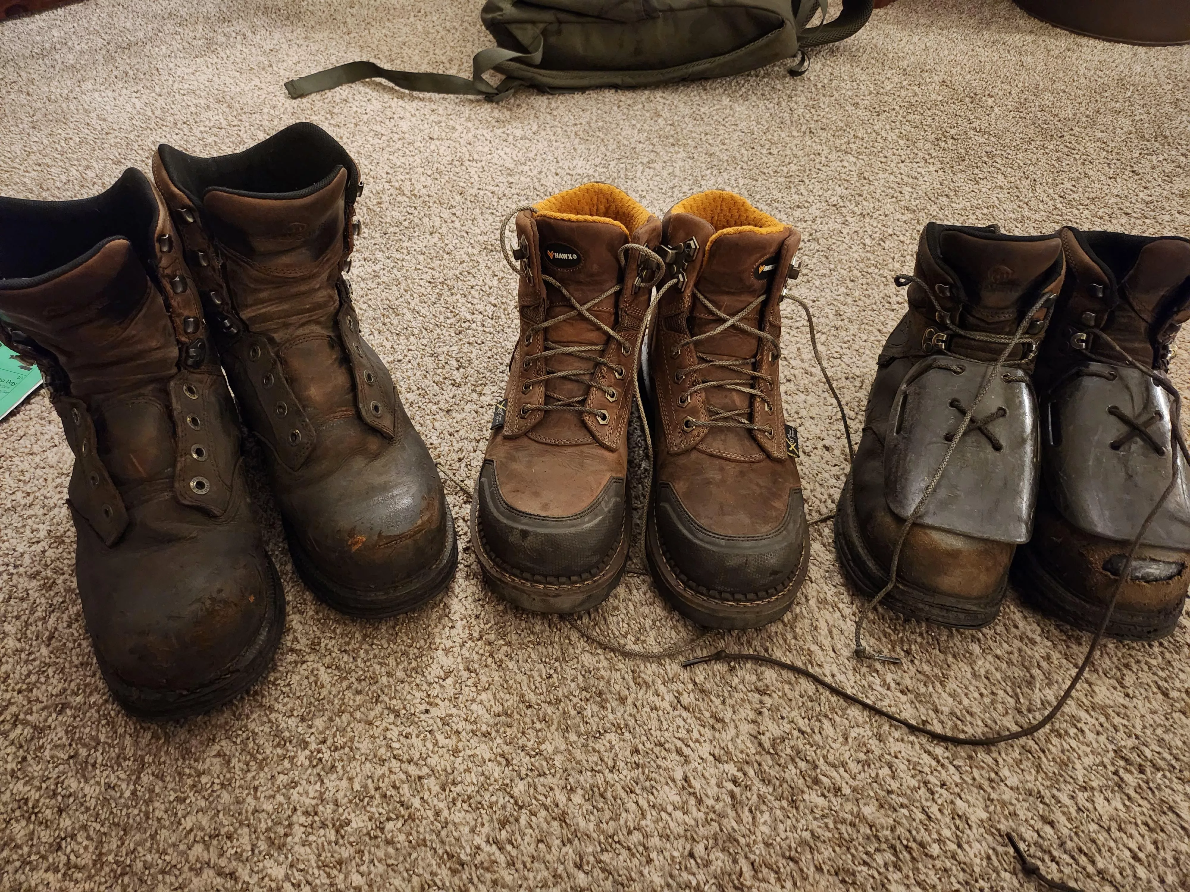 Work paid for a new pair of boots, so I decided to rry something different.