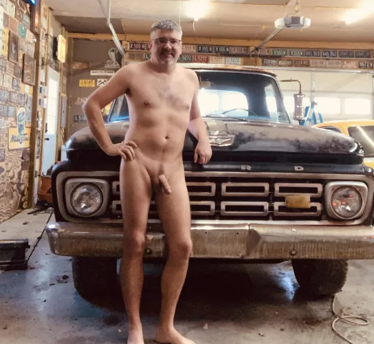 Workin on an old truck today