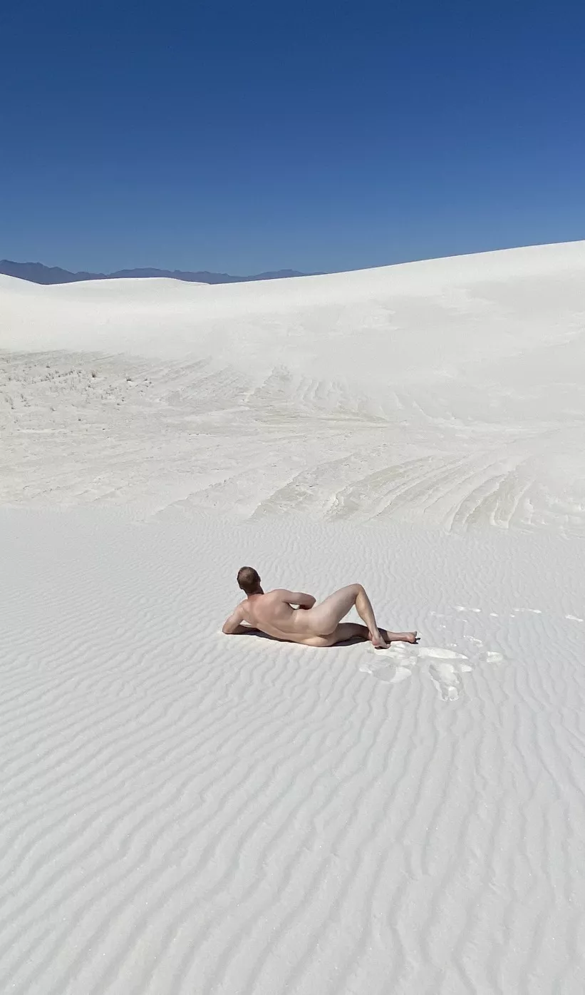 A whitey at White Sands