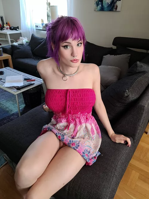 Accidentally flashing my pussy (balls)