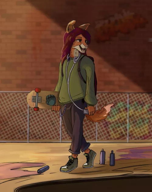 Afternoon in the skatepark [arty by me]