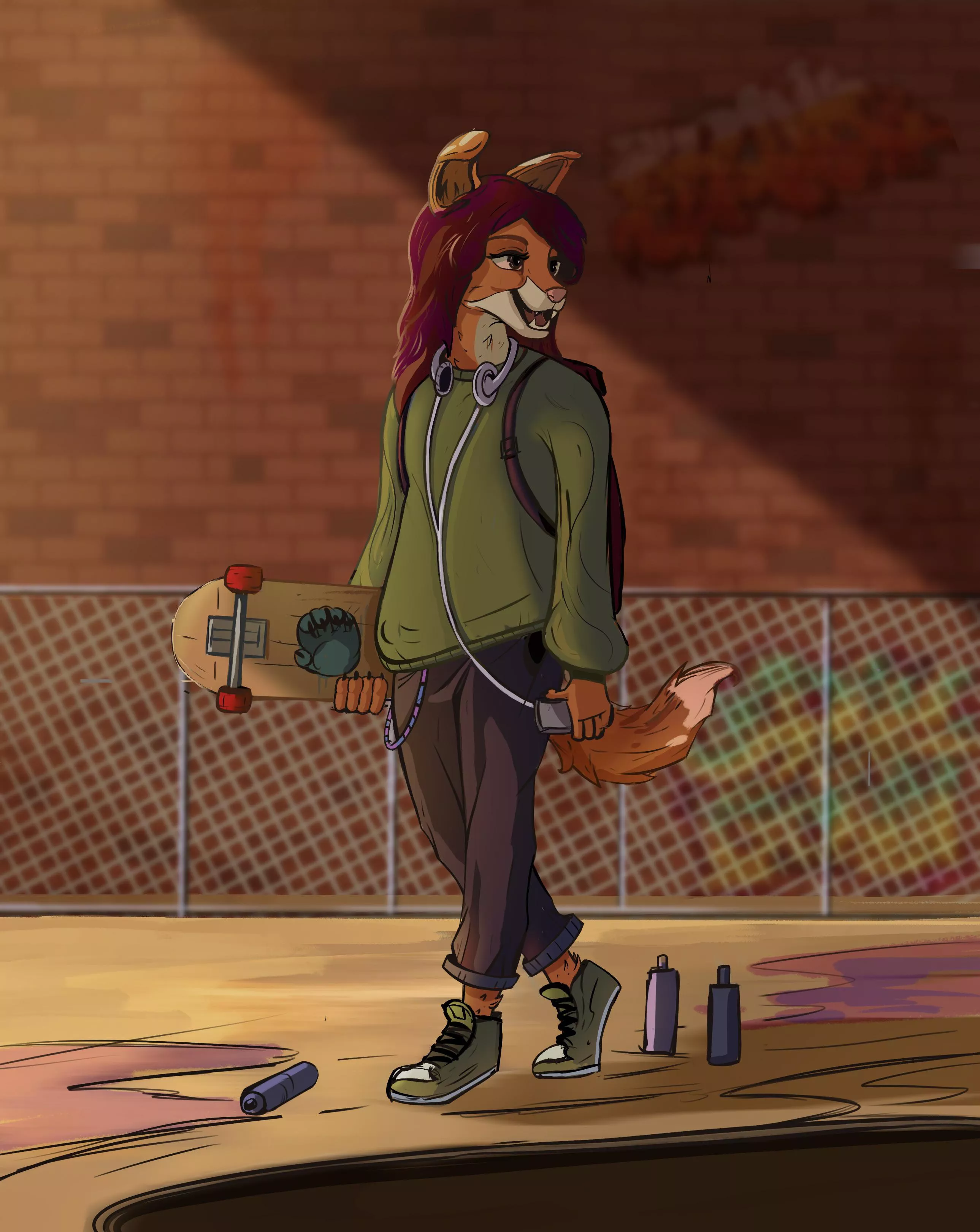 Afternoon in the skatepark [arty by me]