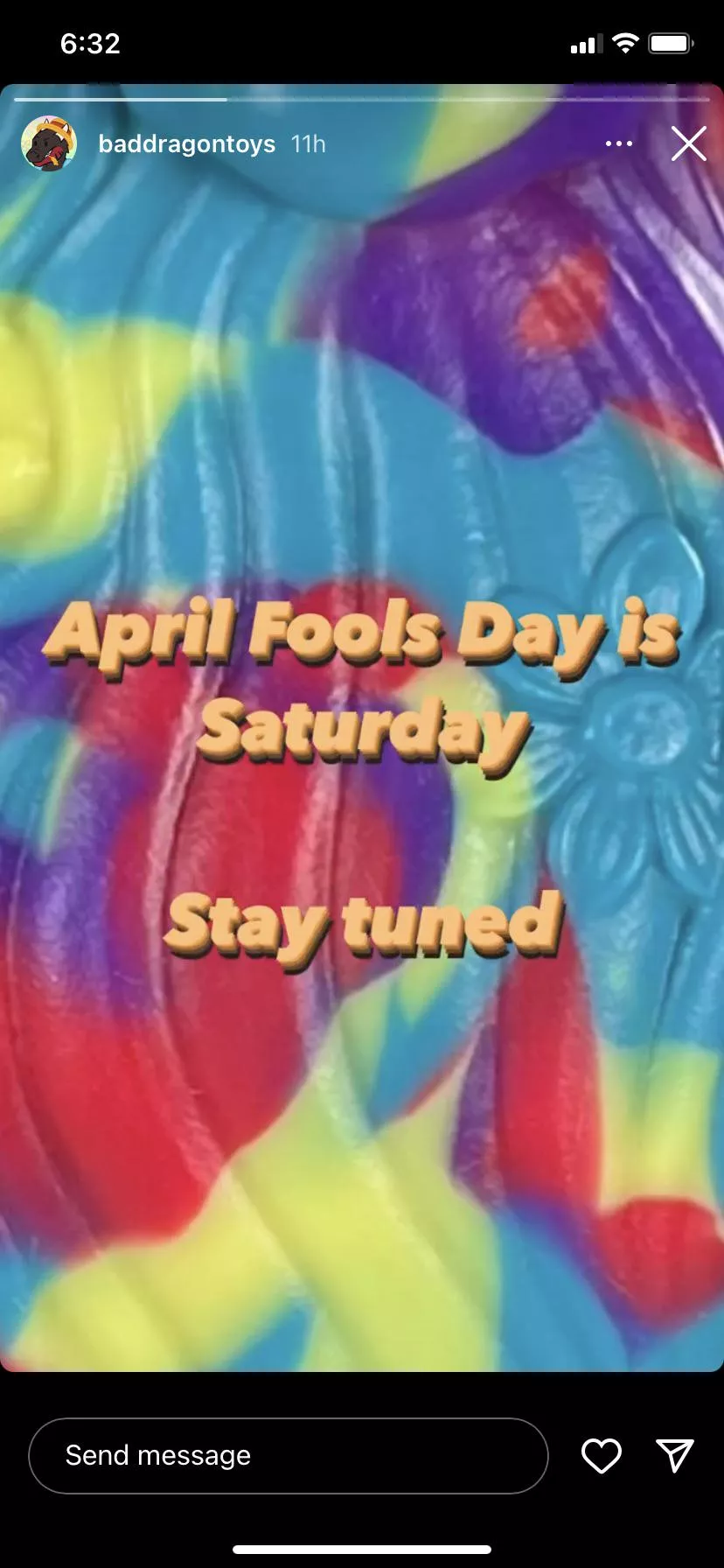 April Fools tease. Think it’s a flower? 🤔