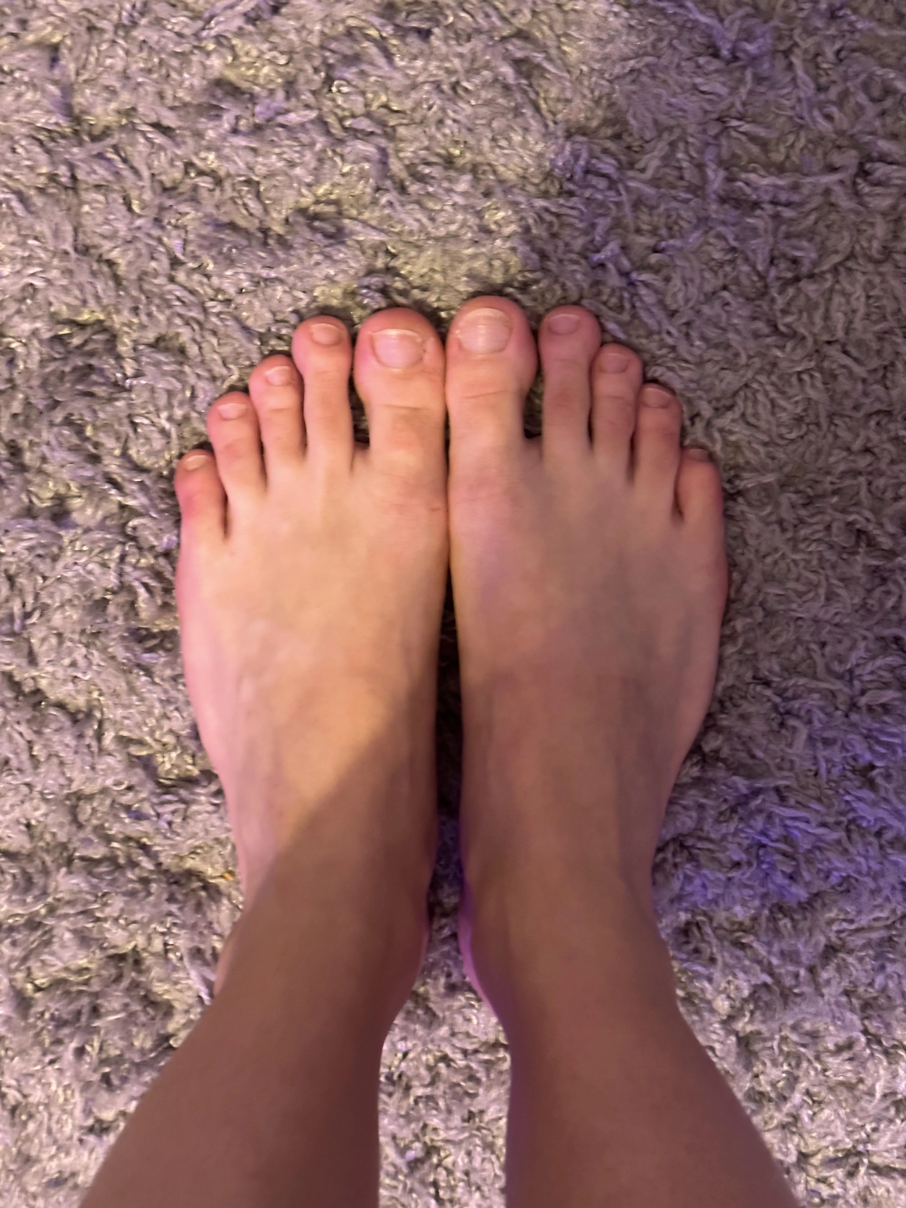 can I rest them on your face?