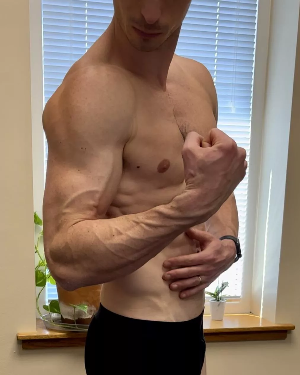 Donated blood today, they love these veins.