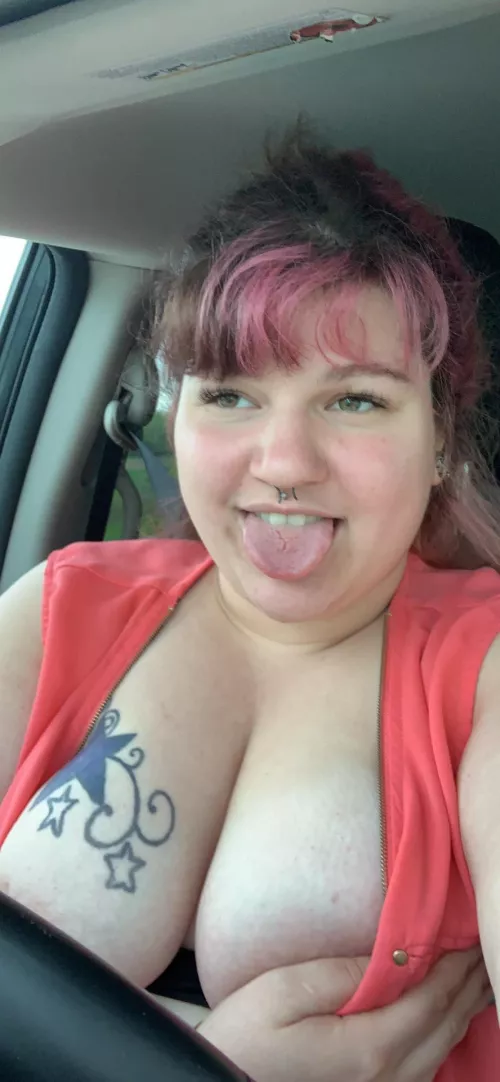 Driving around so many looks 😅