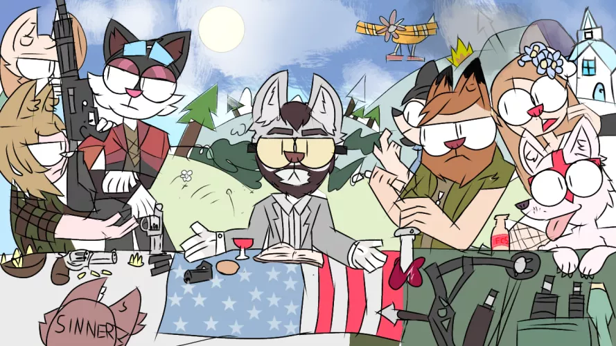 Far Cry 5 cover (art by me)