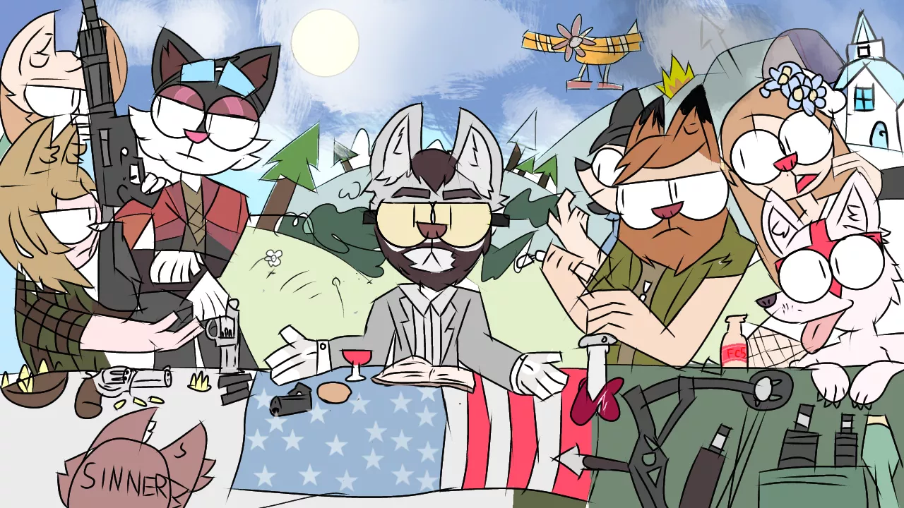 Far Cry 5 cover (art by me)