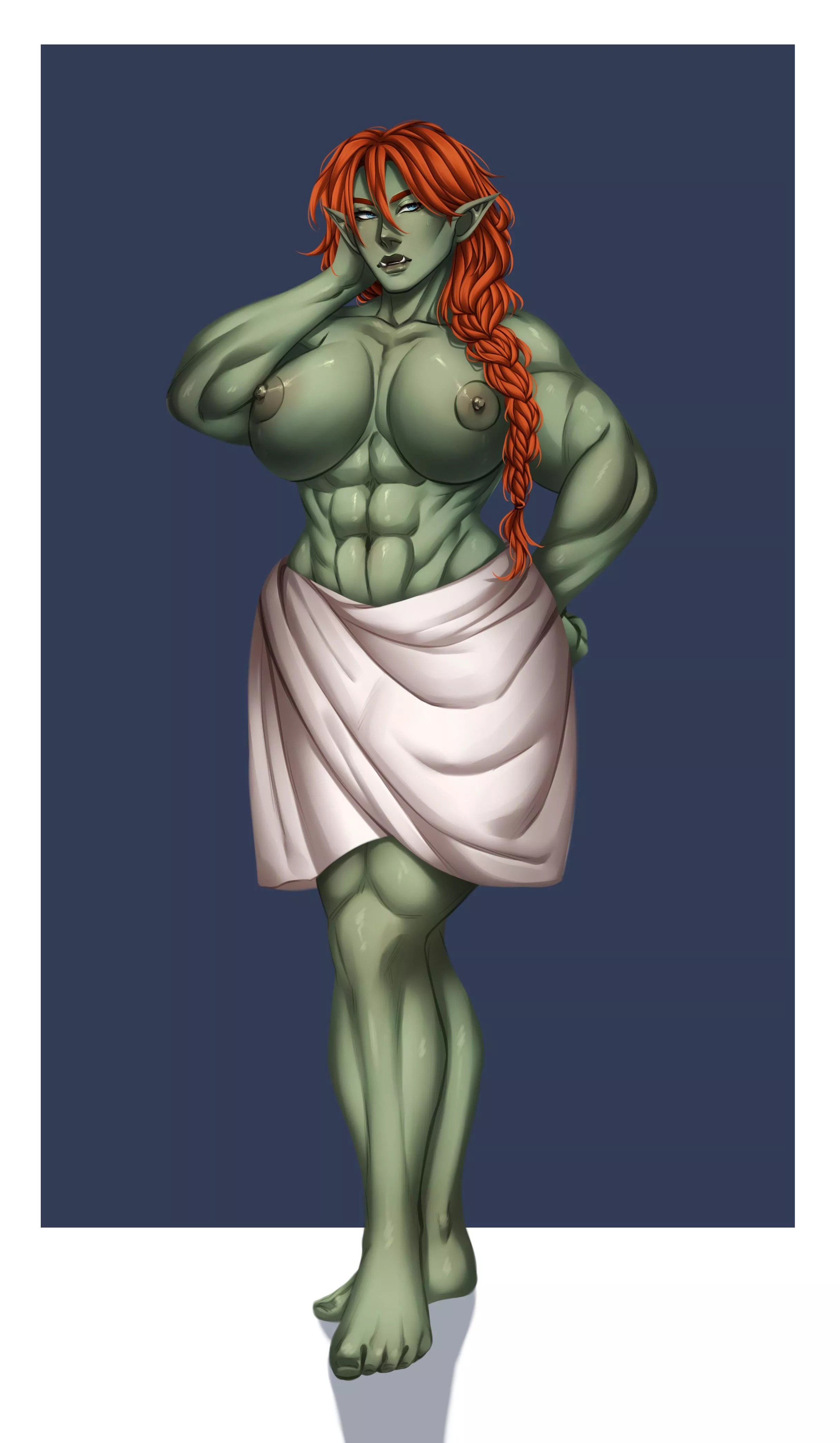Fit Orc girl comm