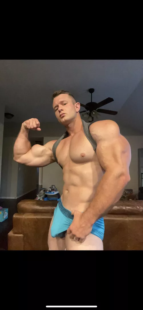 forearms on deck with the whole package