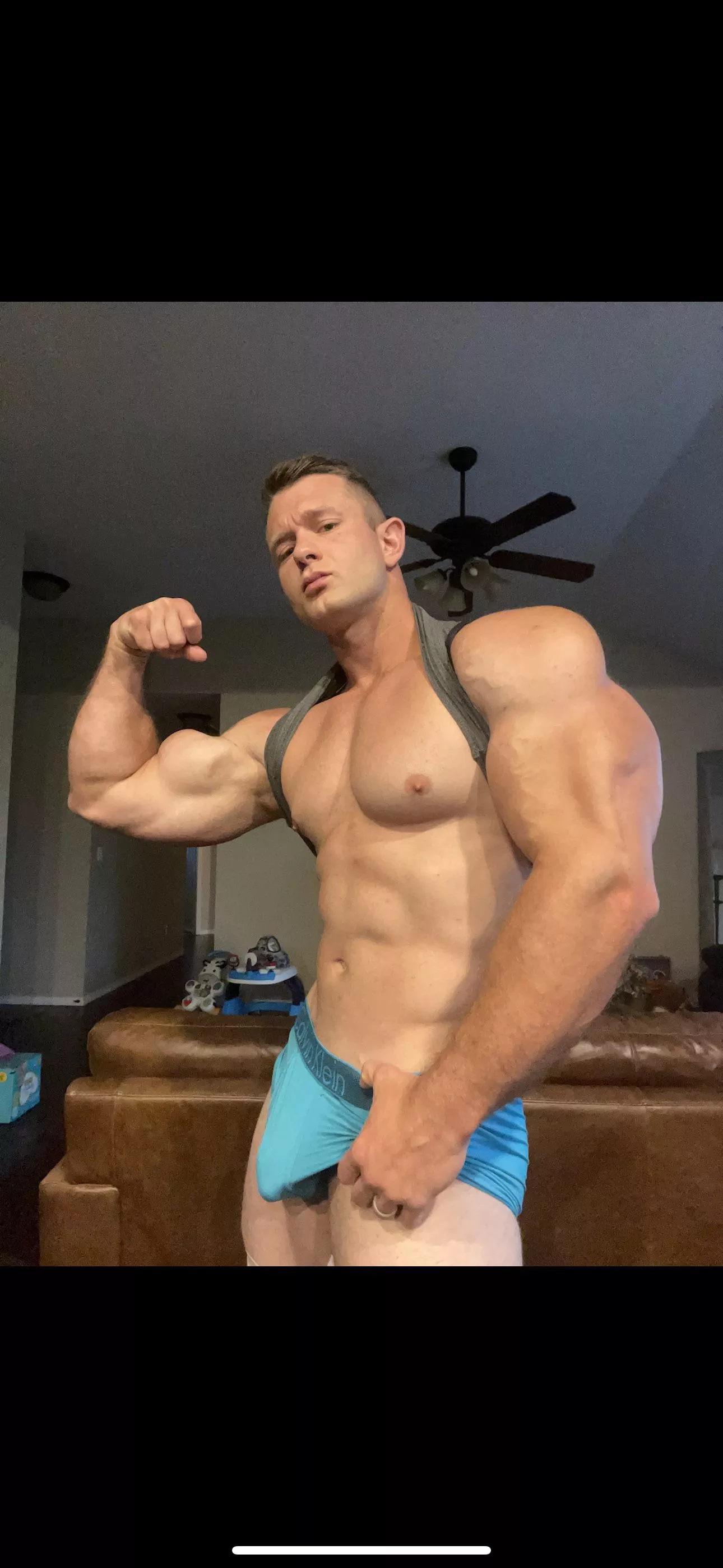 forearms on deck with the whole package