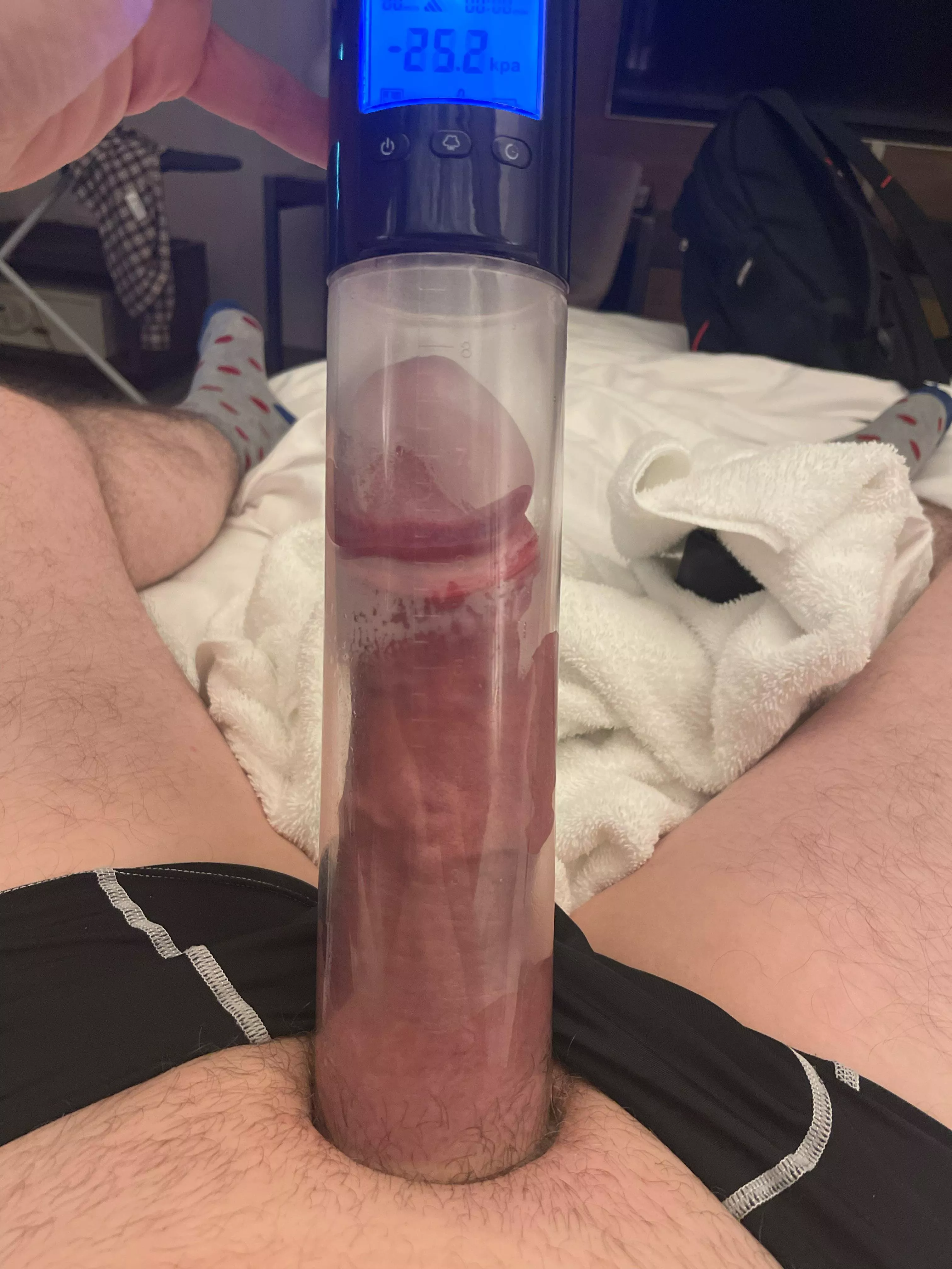 Found an automatic 9” pump