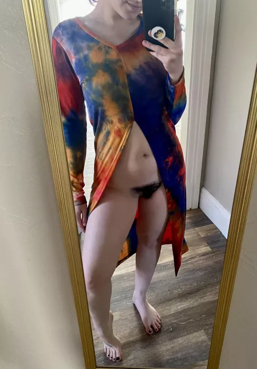 Found the perfect dress to show off my bush this summer😘