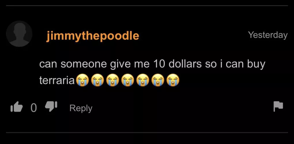 Give the poor man some money