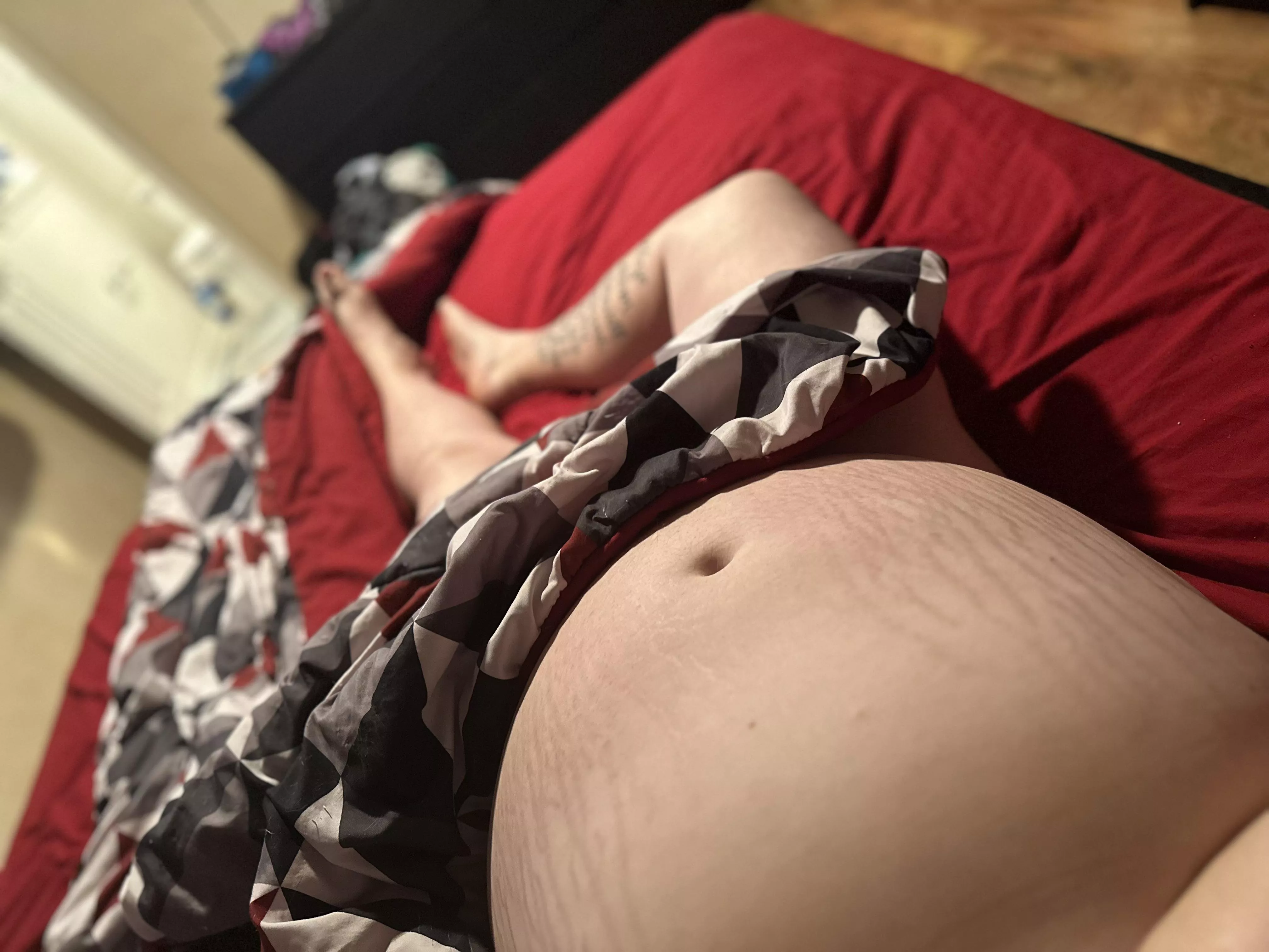 Grab my belly while you’re riding me