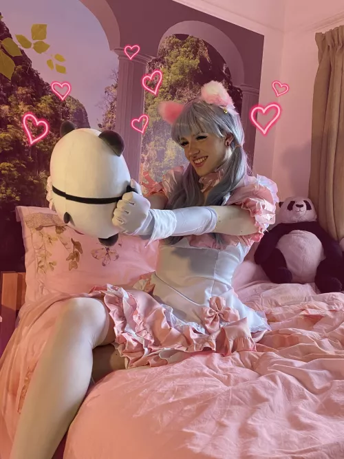 Had fun with my new maid dress today! ☺️💖