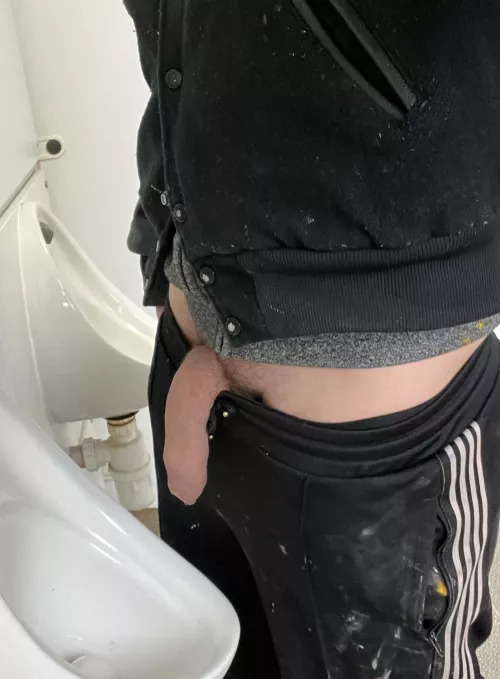 Had no one to show off my floppy cock to so took a pic