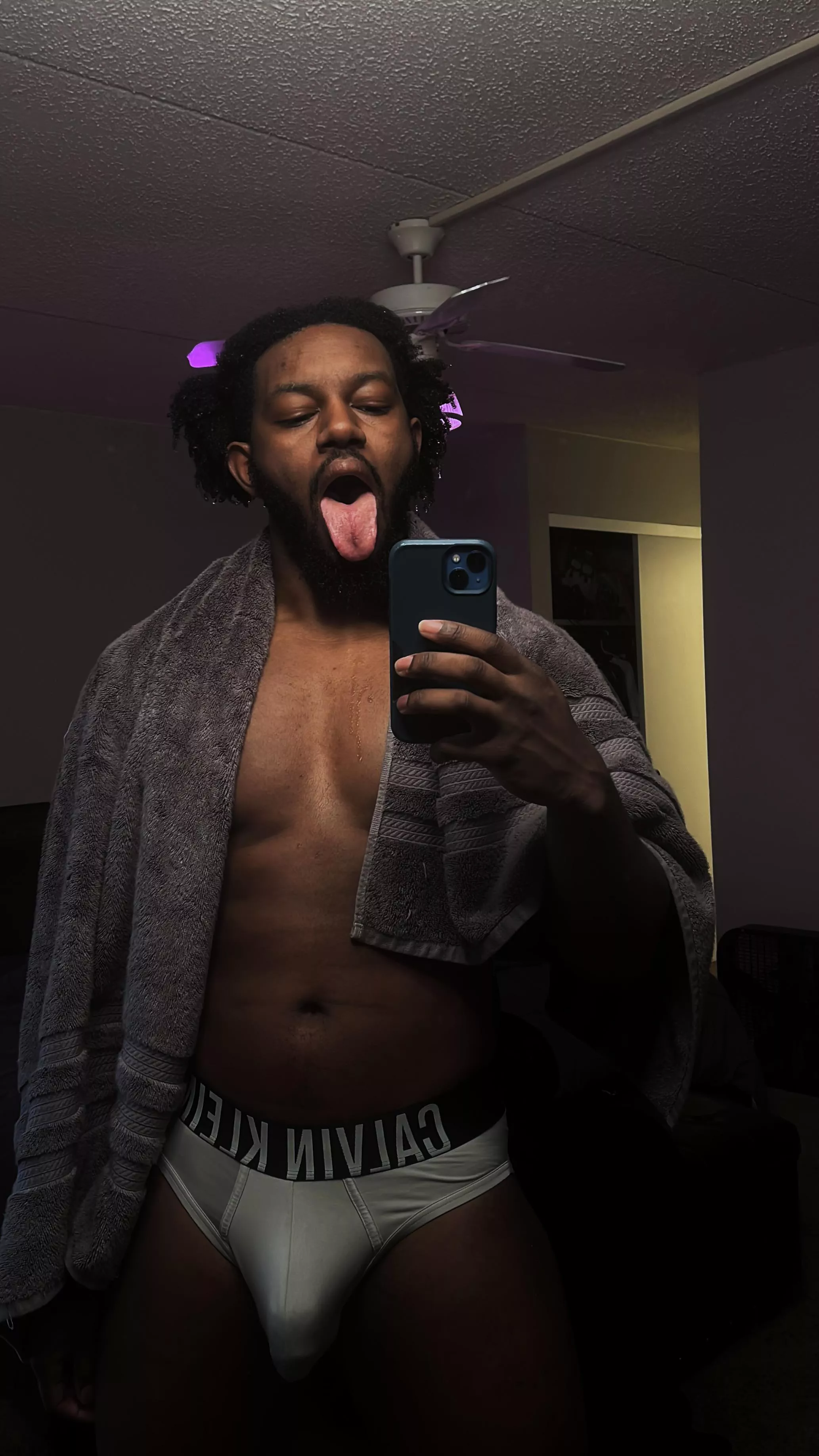 He’s trying to say hi