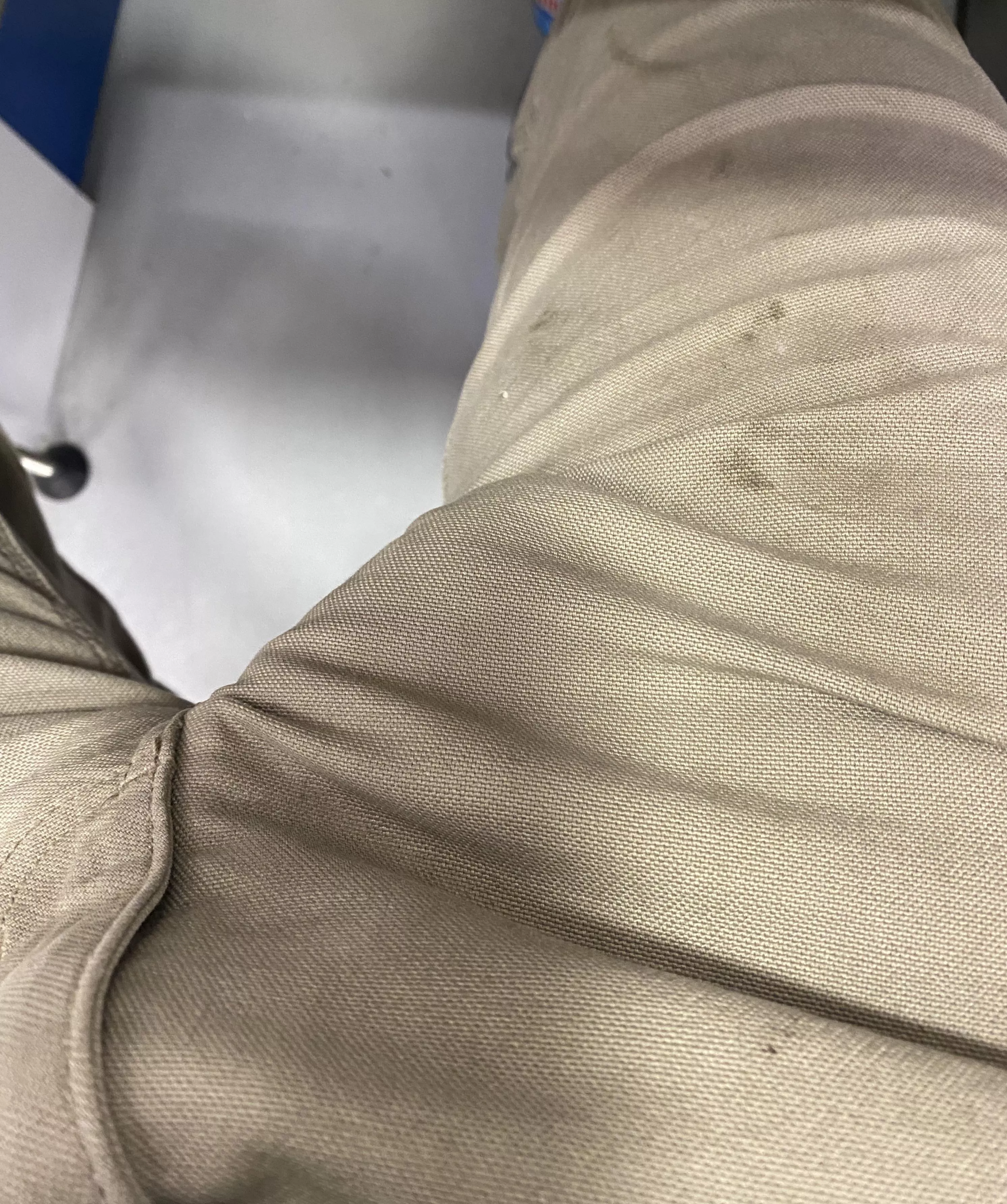 I didn’t think you could see my bulge through my Carhartts… noticed a few looks. [OC]