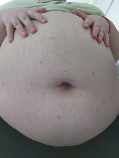 I love playing with my belly button when I'm too full to walk, any ideas?