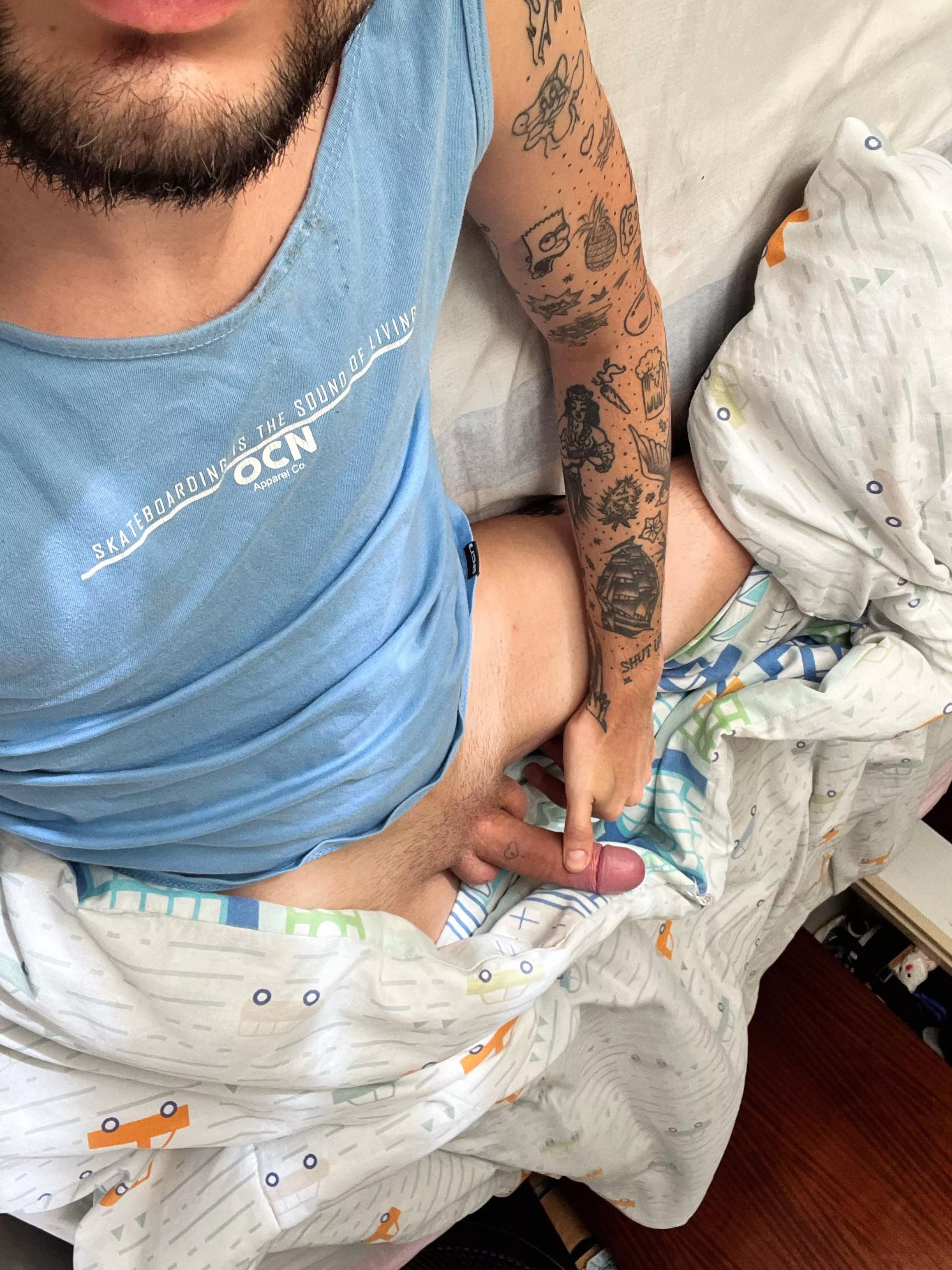 I love waking up and having a dick like this