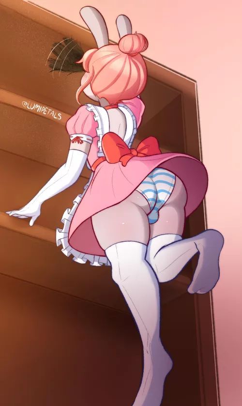 If you're gonna do some cleaning, you might as well dress the part~ (LumiPetals/OC)