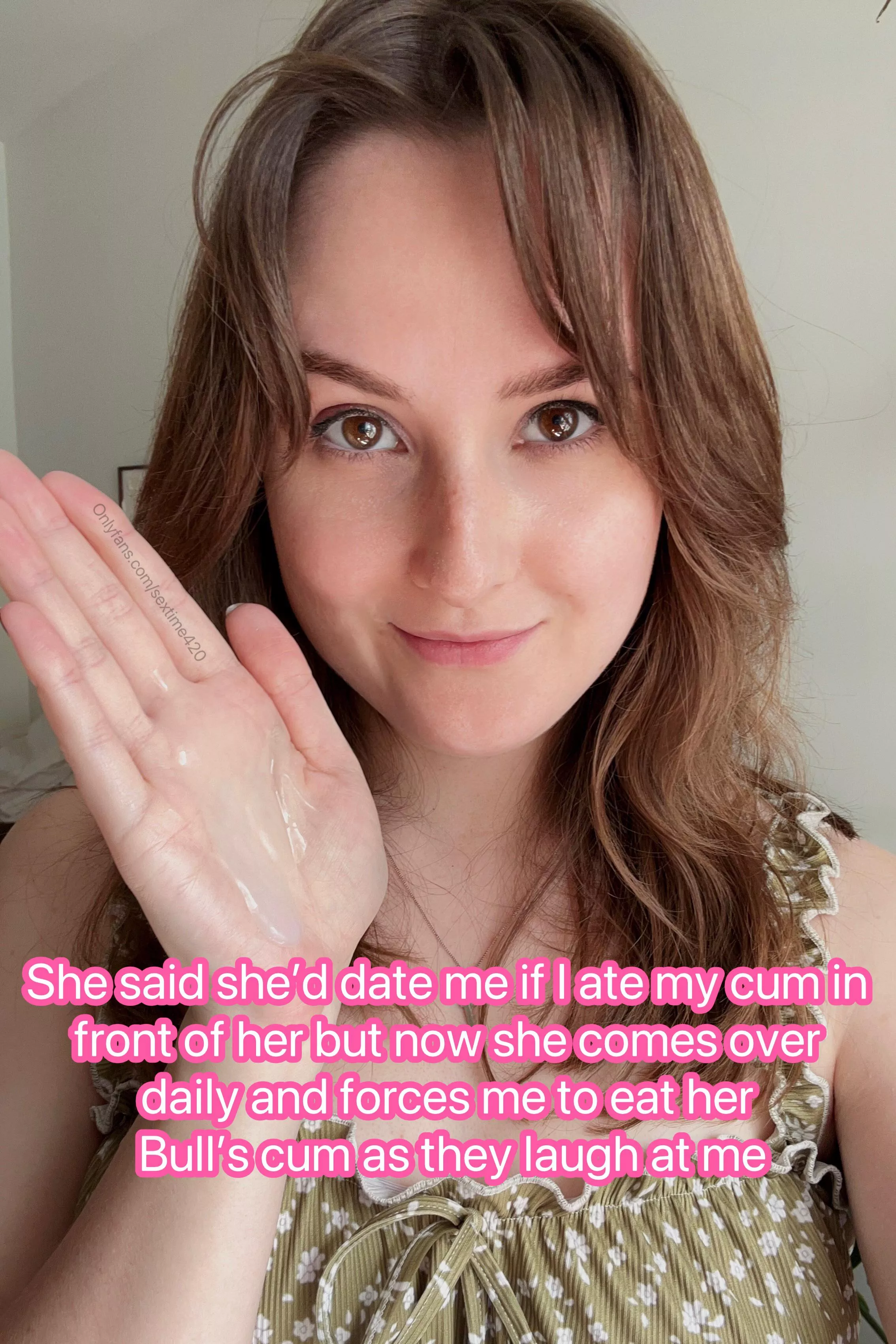 I’ve started to crave it… it’s even tastier when I’m eating it fresh from her pussy as he watches. Sometimes when I’m on my best behaviour he’ll unload directly into my mouth