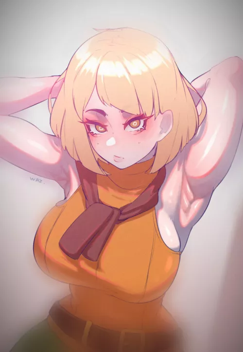 Just a light stretch for Ashley (Waz)