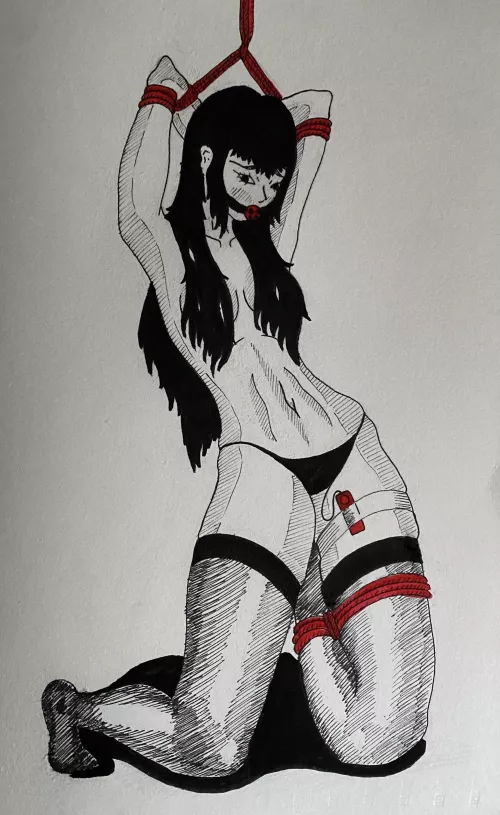 Leave her alone for a bit (art by me)