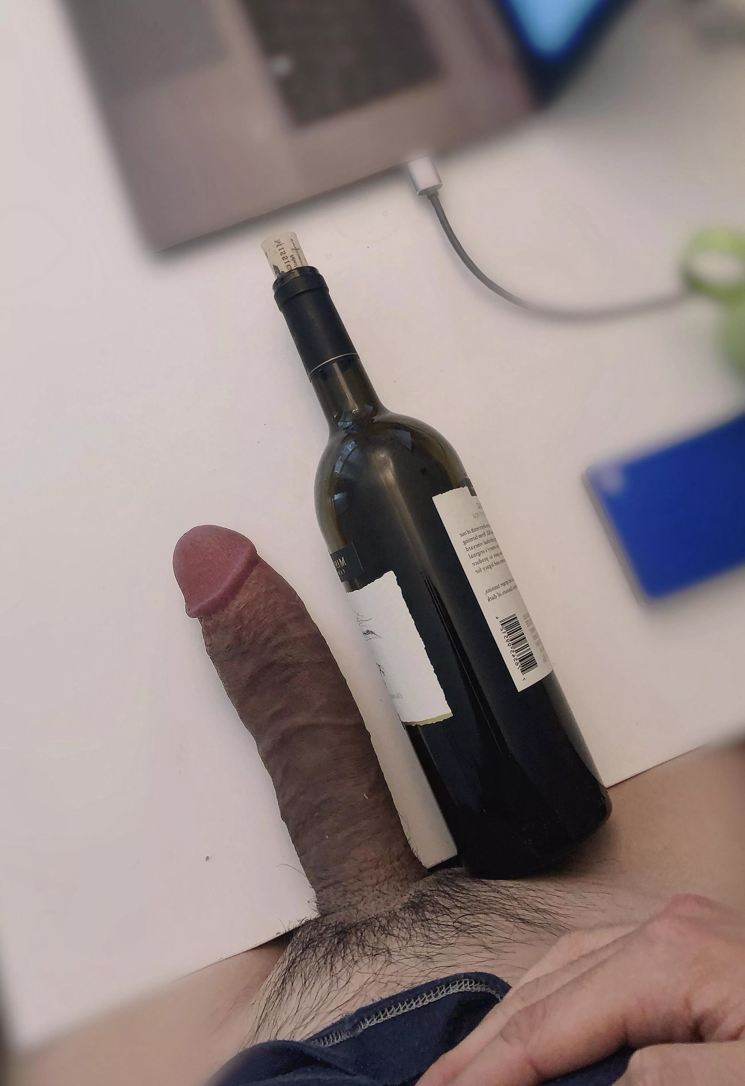 Meat and wine, just missing some cheese…