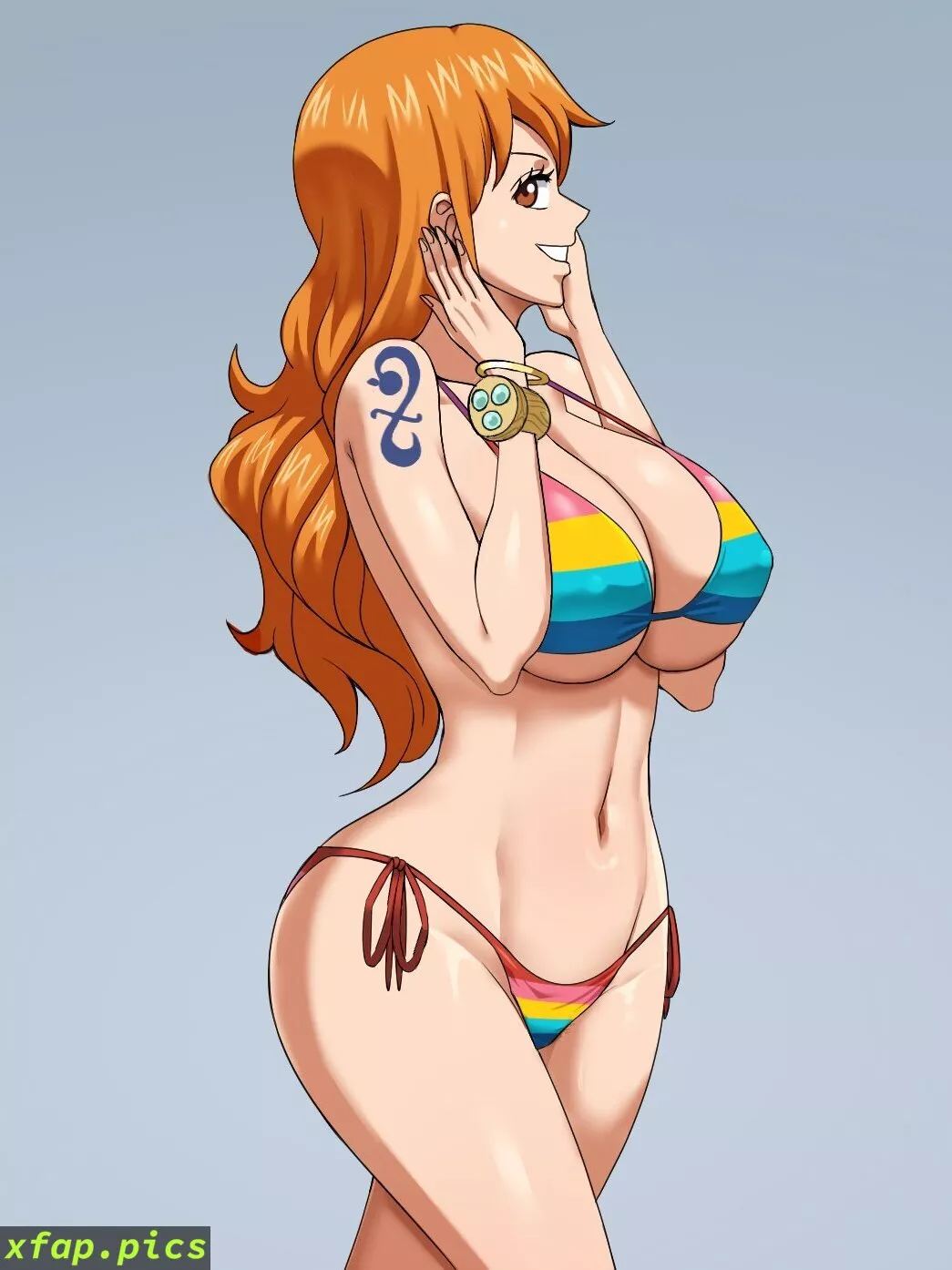 Nami's voluptuous body