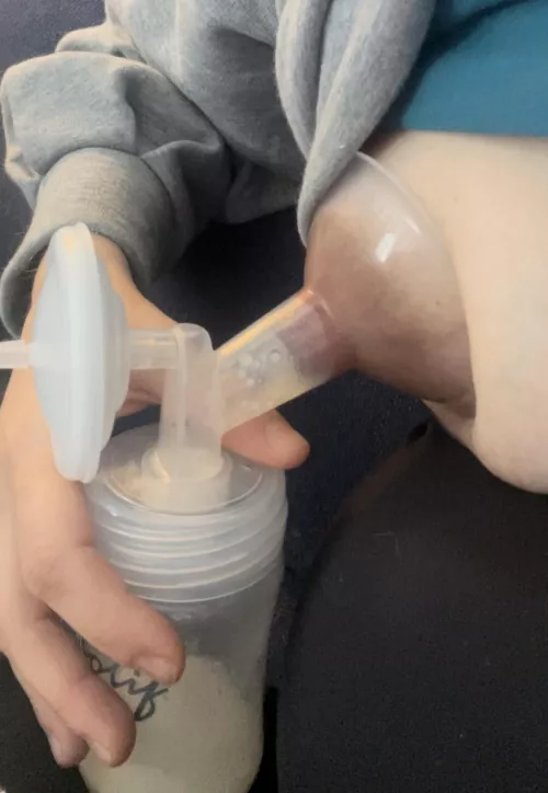 [OC] When the tittiemilk is ready to go 😏 wanna taste?