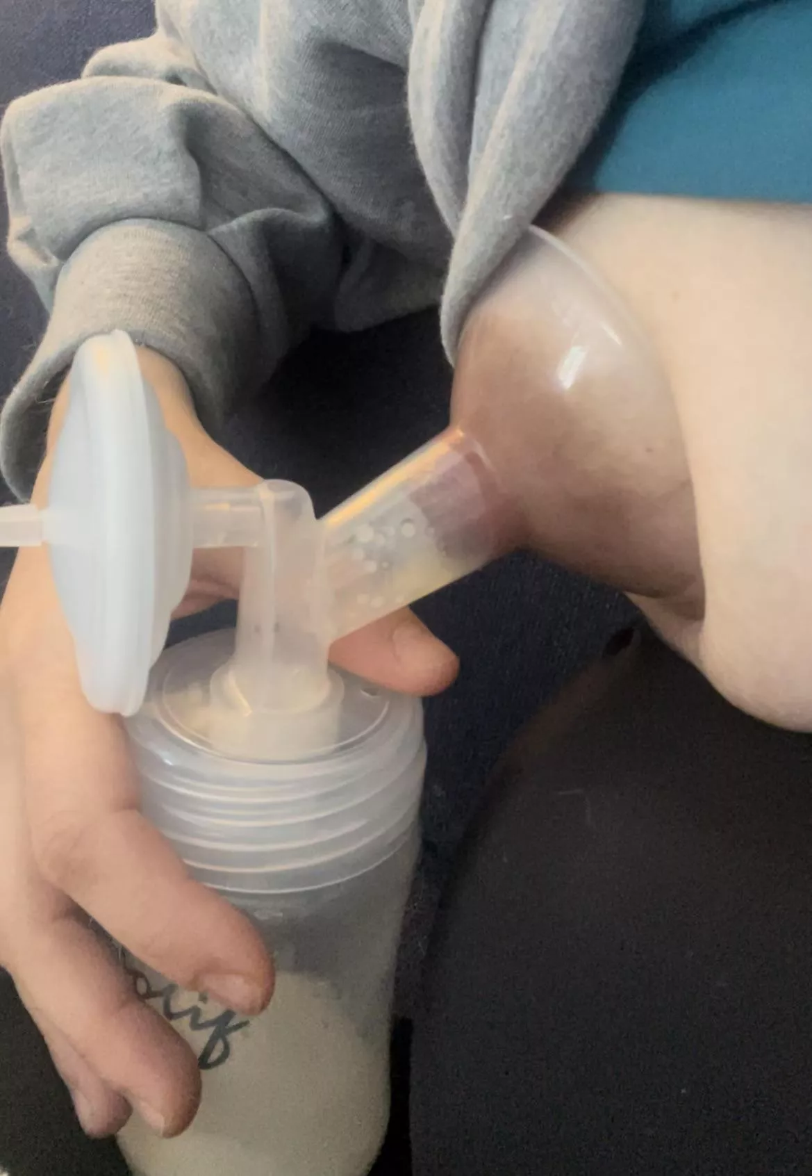 [OC] When the tittiemilk is ready to go 😏 wanna taste?