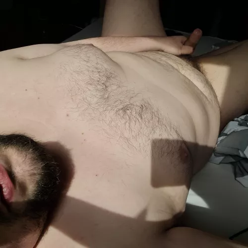 Think I won't cum for a few days 😳