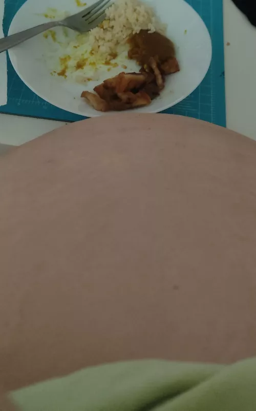 uff I'm going to have a hard time finishing my third plate