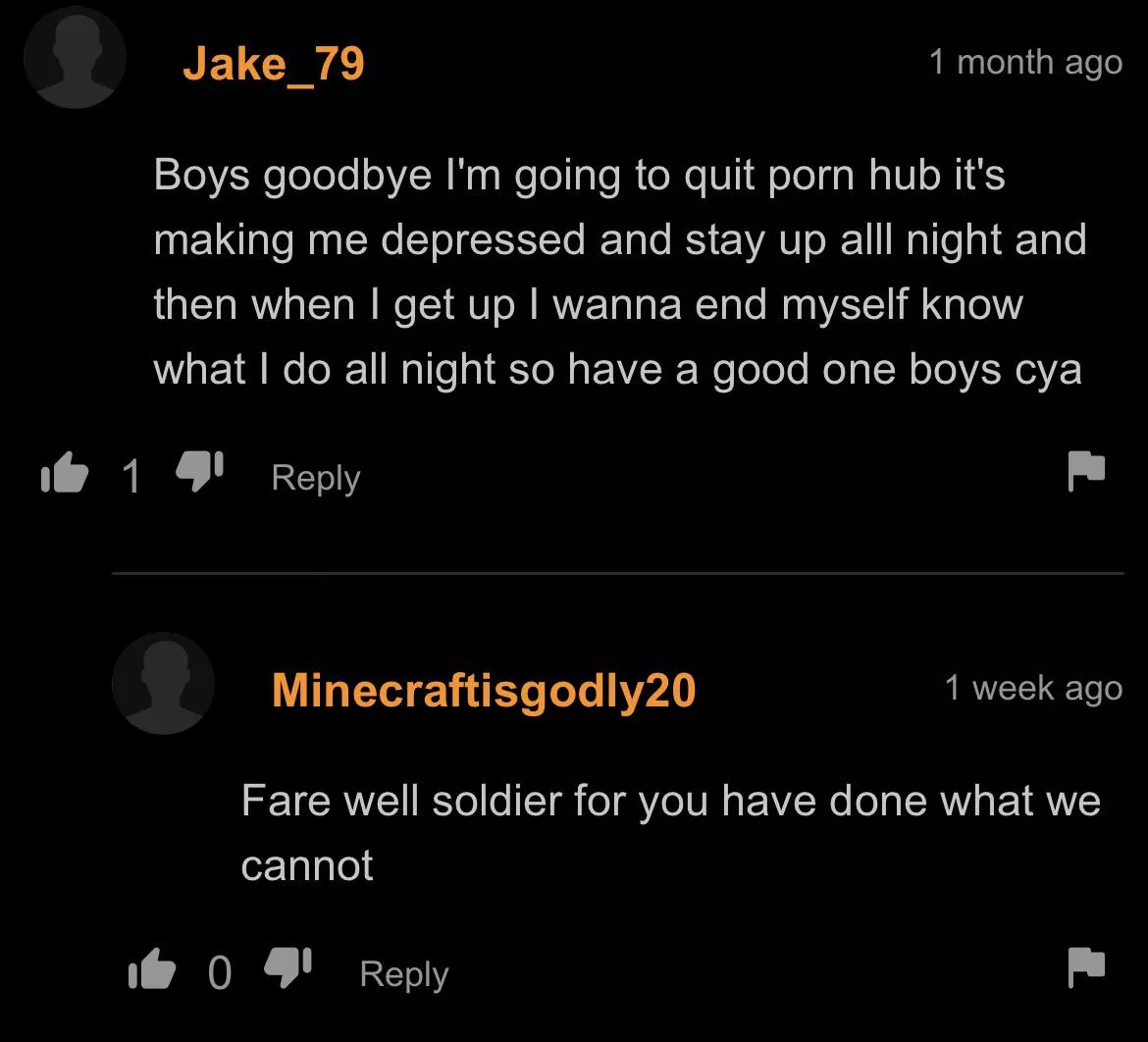 We all relate to this man, but none have the strength to do as he did.