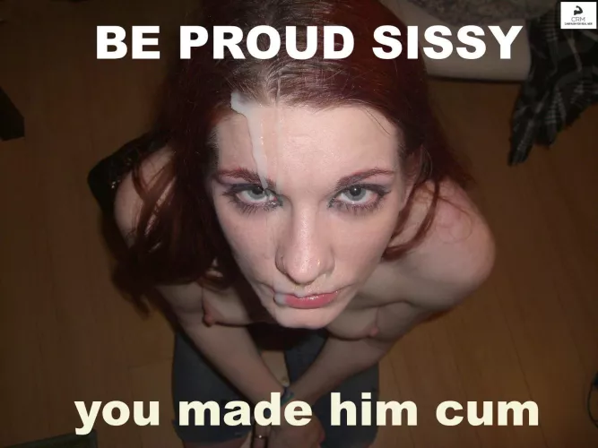 Would you love cum on your Face as a sissy slut