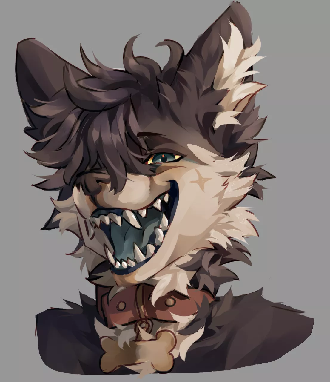 Art made Yesterday, i like drawing canines a lot..