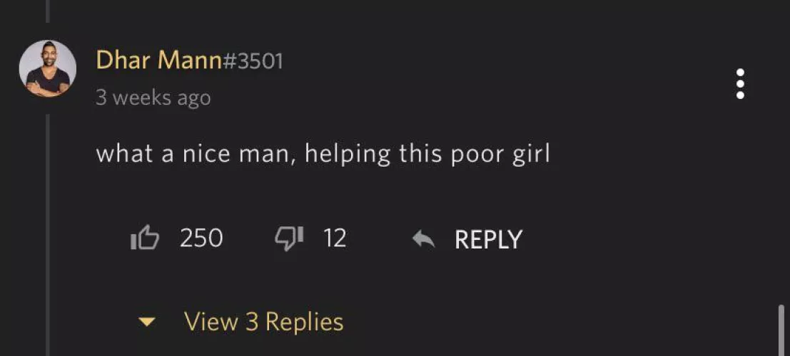 Dhar man is watching hentai again.