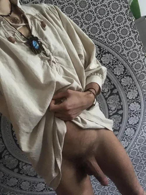 Don’t know how long I can let him soft like that. I already feel my blood. 🥵