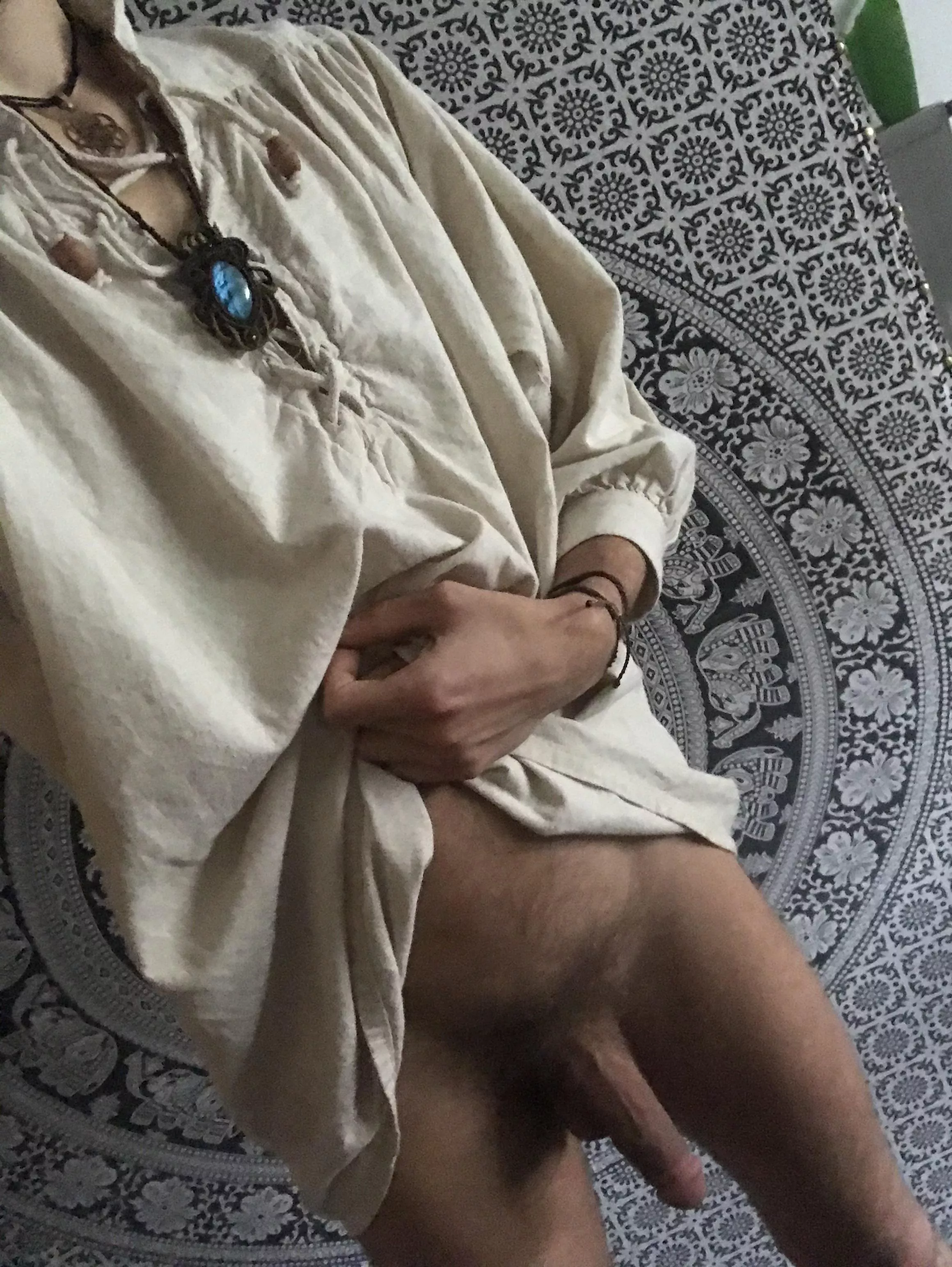 Don’t know how long I can let him soft like that. I already feel my blood. 🥵