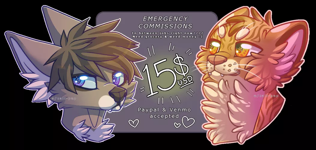 Emergency Headshot Commissions!