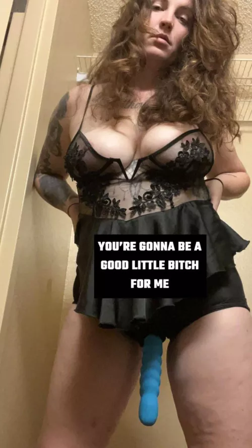 Get dressed up for mistress and be my good little sissy bitch